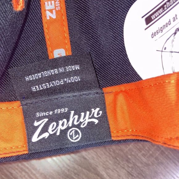 New Zephyr Men's Oregon State Beavers Adjustable Cap Black/Orange - Picture 8 of 11